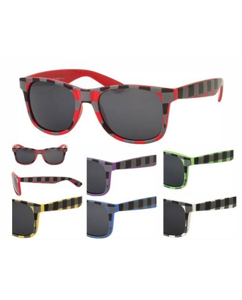 Lunettes Origine Wayfarer A Carreaux