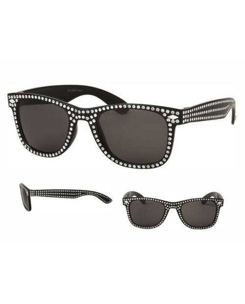 Lunettes Strass Noires