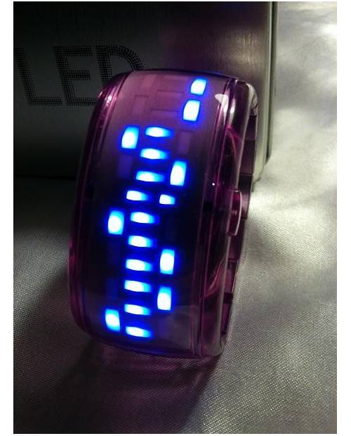 Digital Watch Violet